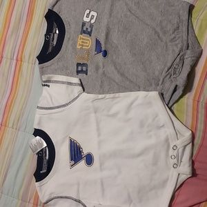 St Louis Blues infant onesie